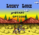 Lucky Luke (USA) (En,Fr,De,Es) Title Screen